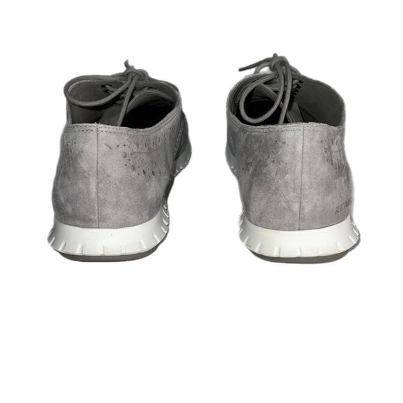 Cole Haan Zerogrand Wingtip Perforated Oxford Sneakers, Ironstone Size 8 - Picture 5 of 6